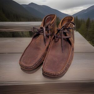 Clarks Originals Wallabee Boot Men's 13 M Beeswax Brown Leather MINT New No Box